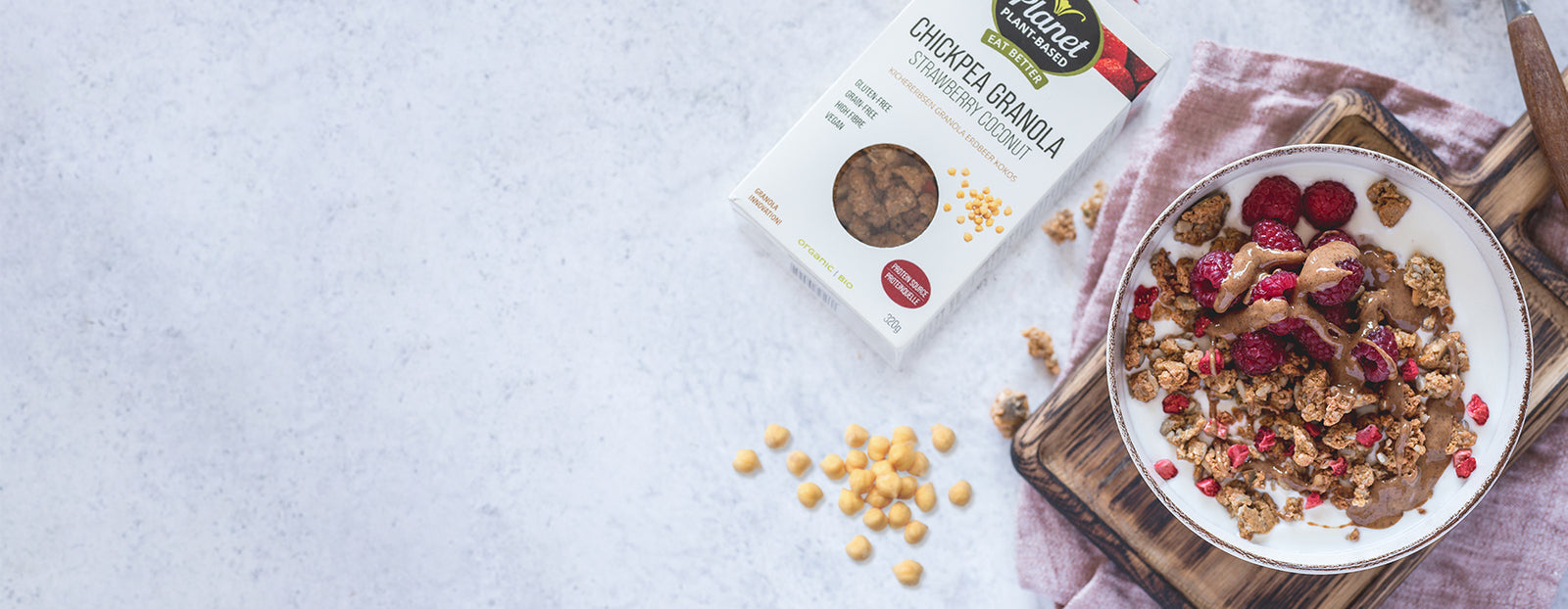 Kichererbsen Granola