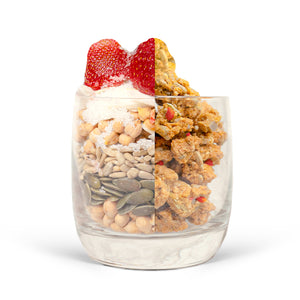 6x Bio Kichererbsen Granola Erdbeere Kokosnuss