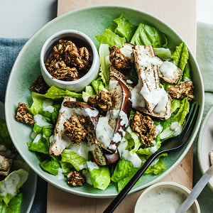 Bio Kichererbsen Granola Kürbiskern Kurkuma